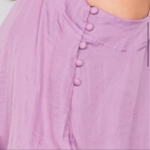 Nwt Mustard Seed bodysuit blouson tie straps thong - Picture 6 of 12